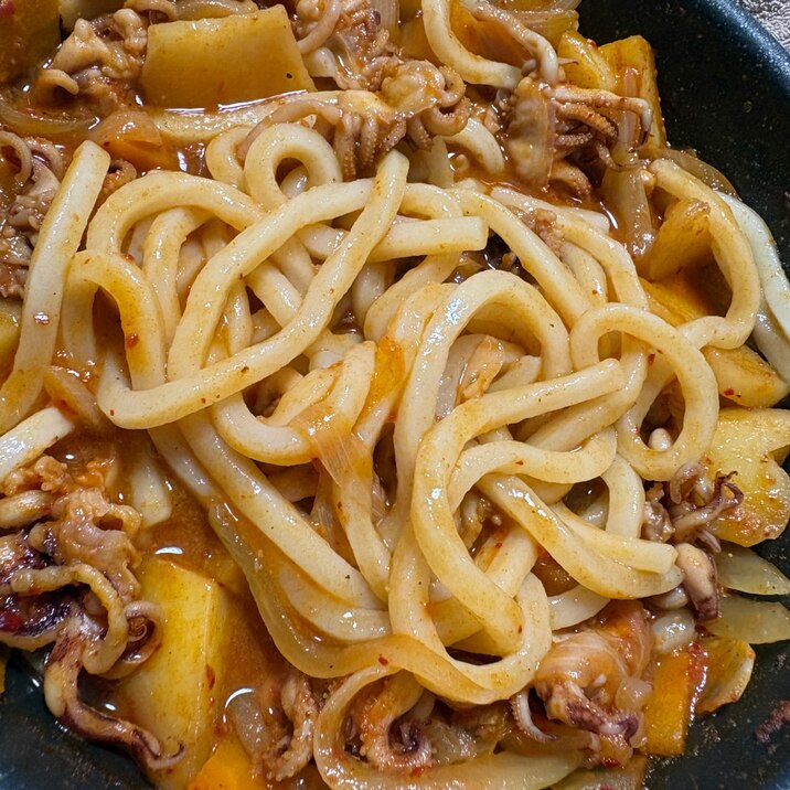 オジンオポックムのうどん煮込み